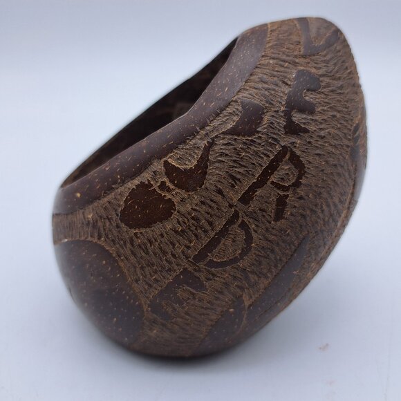 African Coconut Gourd Box From Cape Verde - Picture 11 of 11